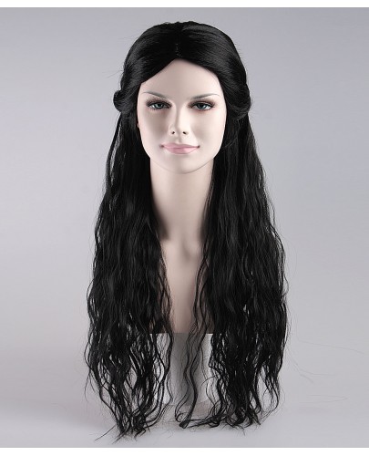 Gilded Goddess Black Wig